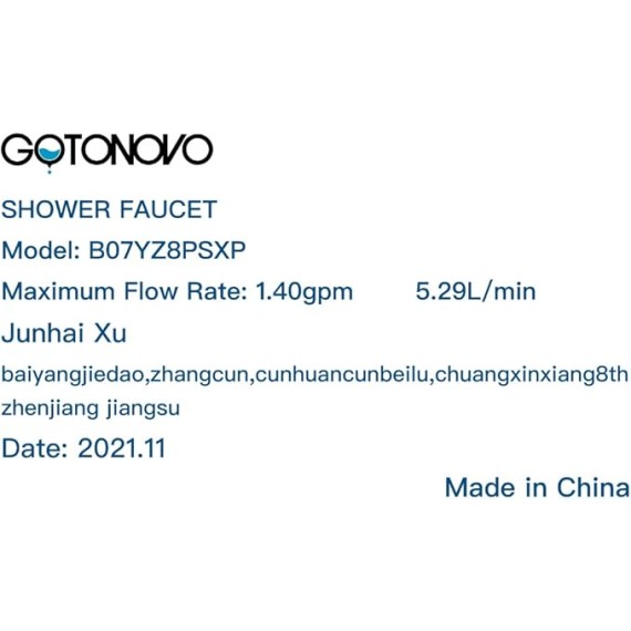 Bathroom Exposed Shower Faucet Outdoor Shower System 8 Inch Rainfall Shower Head Set with Tub Spout and Handheld Spray Double Cross Handles Wall Mount without Shower Shelf Polished Chrome