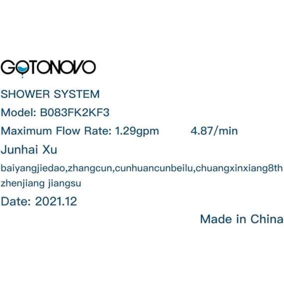 Outside Shower Fixture Wall Mount Matte Black SUS 304 Stainless Steel Triple Function with Hand Sprayer and Tub Spout 8 Inch Rainfall Shower Head Shower faucet Set Bathroom Complete Set