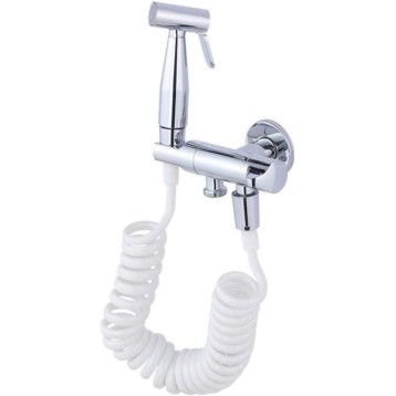 Toilet Handheld Shower Bidet Sprayer Spray Douche kit - Full Copper tee Spray Gun in The Bathroom Showerheads