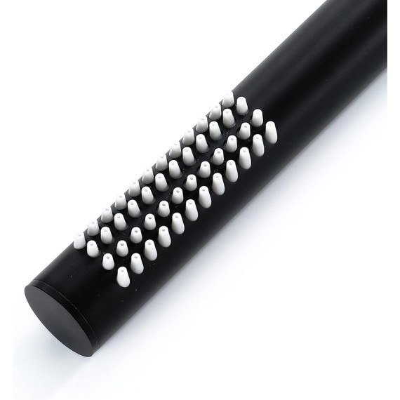 Handheld Shower Head Set Universal Handheld Showerhead Set Brass High Pressure Handheld Shower Sprayer with 1.5M PVC Shower Hose, Brass Holder,Black