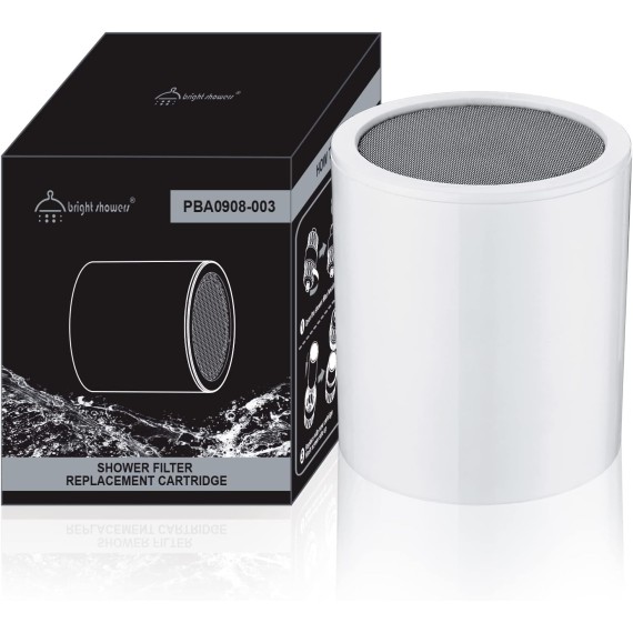 Replacement Shower Filter Cartridge for Hard Water, High Output Multi Stage Shower Filter Removes Chlorine, Fluoride, Heavy Metals and Dry Itchy Skin