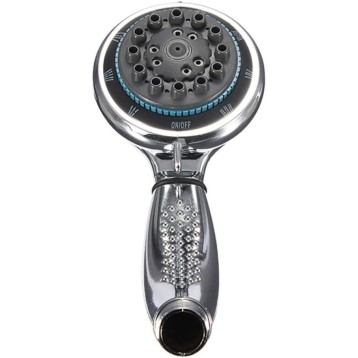 Shower Head New 5 Mode Multi-Functional Chrome Handheld Spray Mixer Set Shower Head 1.5m Hose Home Bathroom Bath SPA Helper Showerhead