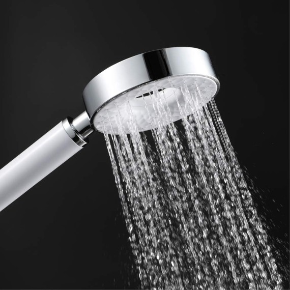 Shower Head with High Pressure, 3 Settings Handheld Showerheads with ABS Shower Holder and 59Inch Hose