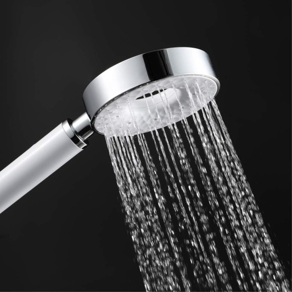 Shower Head with High Pressure, 3 Settings Handheld Showerheads with ABS Shower Holder and 59Inch Hose