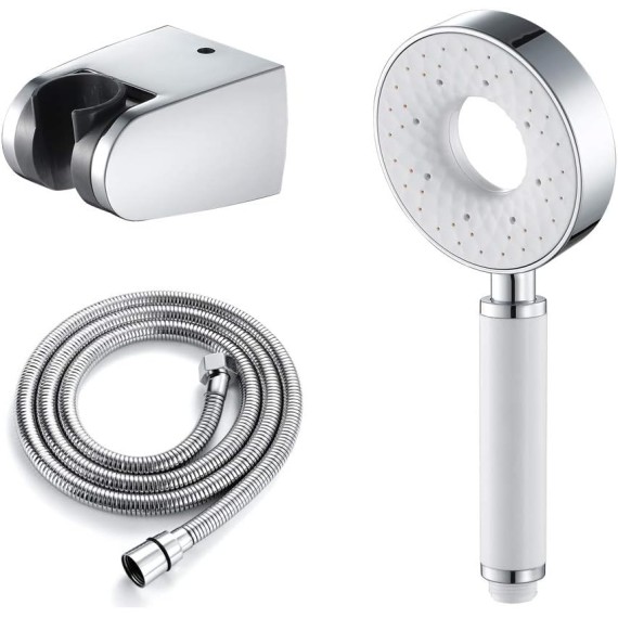 Shower Head with High Pressure, 3 Settings Handheld Showerheads with ABS Shower Holder and 59Inch Hose