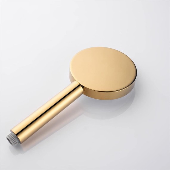 Hand Held Shower Head with Hose and Holder, 3 Spray Modes High Pressure Shower Head, Water Saving Showerhead, Replacement Hand Shower,Gold