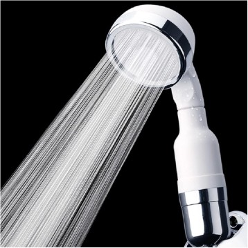 Drilling Panel Hand Showerhead Bathroom Water Saving Filter Handheld Round Therpy Spray Nozzle Rainfall Shower Head