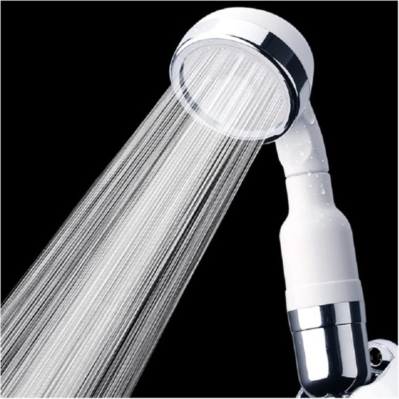 Drilling Panel Hand Showerhead Bathroom Water Saving Filter Handheld Round Therpy Spray Nozzle Rainfall Shower Head
