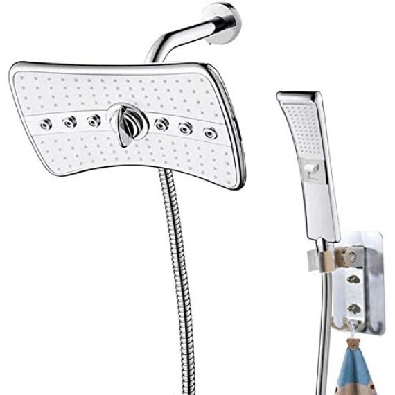 4 Setting Shower Head Padro Shower Head Shower Head with Handheld Shower Heads Shower Head Handheld Shower Heads Rain Setting Shower Heads Showerheads & Handheld Showers Shower Heads