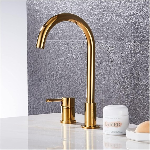 Bathroom Tub Faucet Black/Golden Mixer Tap Deck Mounted Bath Faucet Brass Black Bathtub Faucet Chrome Water Mixer for Shower (Color : Chrome)