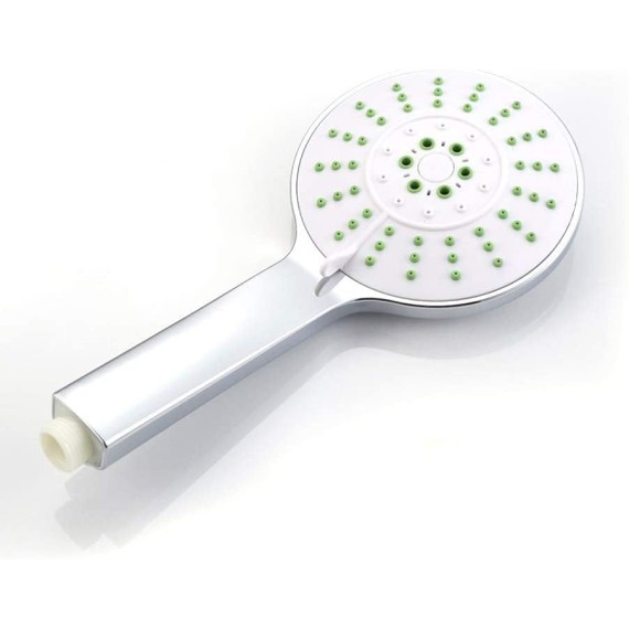 Shower Nozzle Handheld Shower Head High Pressure 5 Spray Settings Massage Spa Detachable Hand Held Showerhead Chrome Face,L (Size : Medium)
