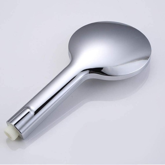 Shower Nozzle Handheld Shower Head High Pressure 5 Spray Settings Massage Spa Detachable Hand Held Showerhead Chrome Face,L (Size : Medium)