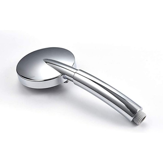 Shower Nozzle Handheld Shower Head High Pressure 3 Spray Settings Massage Spa Detachable Hand Held Showerhead Chrome Face with Hose and Adjustable,M (Size : Medium)