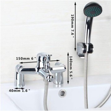 Bathroom Bathroom Shower Faucet Set Rainfall Bathtub Shower Mixer Brass Shower Bath with Hand Shower Shower System