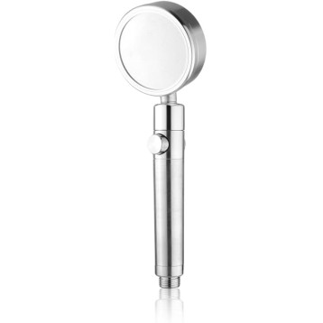 Shower Headshower head and hose Handheld Showerhead Adjustable High Pressure Filter Shower Head 20mm Plating On Off Switch (Color : B Silver, Size : Other) (Color : Silver, Size : Other)