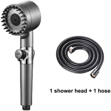 High Pressure 3 Modes Message Shower Head Rainfall Adjustable Modern Showerhead Boost Filter for Bathroom Accessories,shower with hose