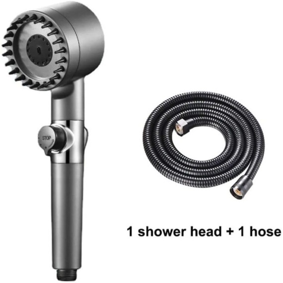 High Pressure 3 Modes Message Shower Head Rainfall Adjustable Modern Showerhead Boost Filter for Bathroom Accessories,shower with hose