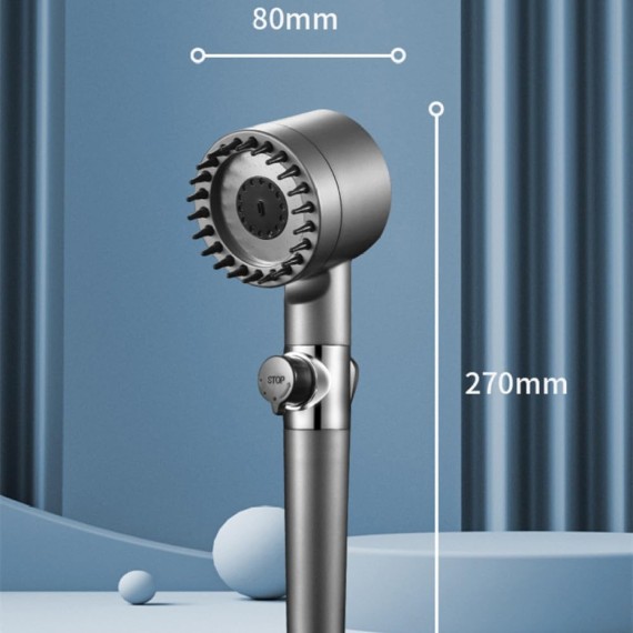 High Pressure 3 Modes Message Shower Head Rainfall Adjustable Modern Showerhead Boost Filter for Bathroom Accessories,shower with hose