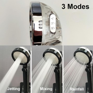 High Pressure Water Saving Handheld Showerheads Filter Water Eco Shower Bathroom Accessories