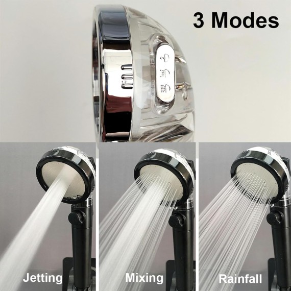 High Pressure Water Saving Handheld Showerheads Filter Water Eco Shower Bathroom Accessories