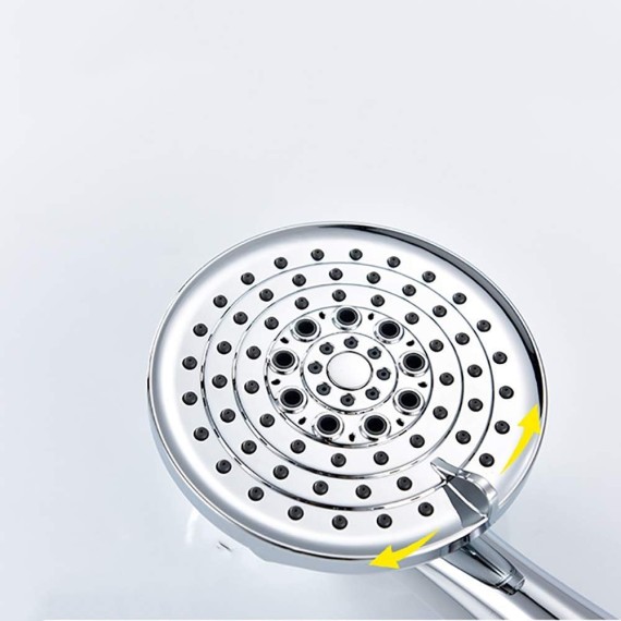 High Pressure Showerhead 5-Setting Face Hand Shower with Hose for The Ultimate Shower Experience for Showering