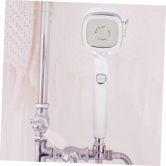 5pcs Shower Head Shower Spray Part High Pressure Nozzle Low Waterfall Showerhead Misters Nozzles Showerhead with Handheld Bathtub Detachable Bath Products White Abs