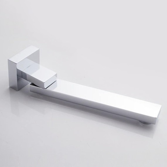 Wall Mounted Bath Filler Spout 180° Swivel Faucet Tap Shower System Spout Bathtub Shower Mixer Water Outlet, Gun Grey
