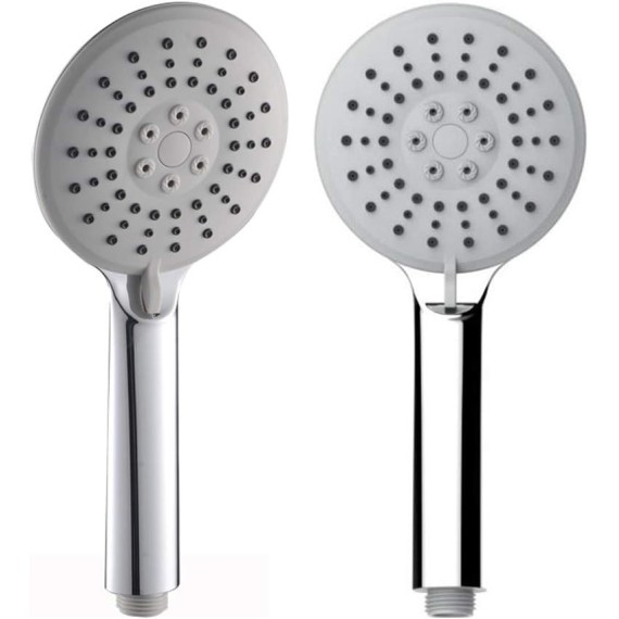 Handheld Shower Head 3 Spray Settings Massage Spa Detachable Hand Held Showerhead Chrome Face