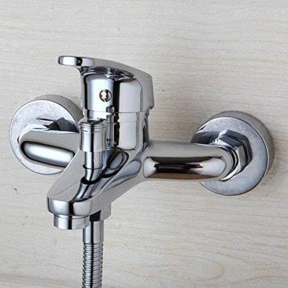 Faucet Bathtub Faucet Shower Sets Wall Mounted Chrome Finish Shower Handheld Driver Bathroom Sink Brass Mixer Tap Sets