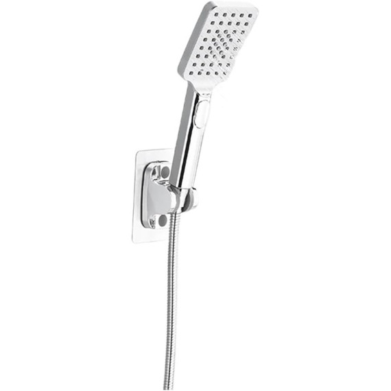 Gray Waterfall Bathtub Faucet With Hand Shower Brass Chrome Wall Mounted Bathroom Shower Mixer Tap Full Shower system Set(Chrome Set)