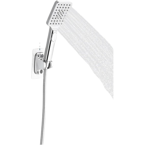 Gray Waterfall Bathtub Faucet With Hand Shower Brass Chrome Wall Mounted Bathroom Shower Mixer Tap Full Shower system Set(Chrome Set)