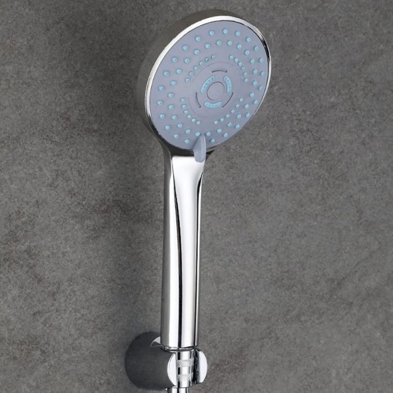 Shower Head,Handheld Shower Water Saving Spray Bathroom Showerheads 3 Settings Adjustable Anti-Leak Shower Head