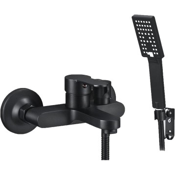 Shower System, Matte Black Wall Mount Bathtub Faucet with Handheld Sprayer Stainless Steel SUS304 Single Handle Bathroom Tub Faucet Bath Shower Mixer Tap,Shower Faucet B3(Shower Faucet B2)
