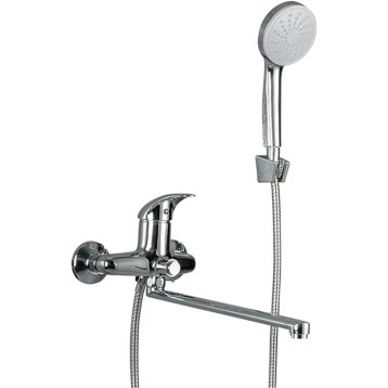 Shower System, Tub Faucet, Bathroom Bathtub Faucet Chrome Shower Faucet Set Mixer with Handheld Cold and Hot Wall Mounted Waterfall Tap