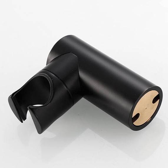 Shower System, Bathroom Bathtub Faucet, Single Function Shower Mixer, Wall Mount Hot and Cold Shower Tub Faucet, Rotatable Hand Shower,Black(Black)