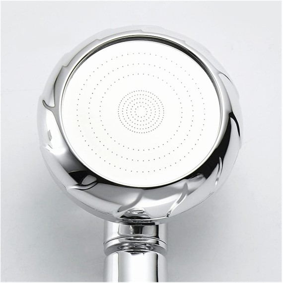 Handheld Shower Head High Pressure 3 Function Adjustable Bath Shower Jets with On/Off Pause Gold showerhead