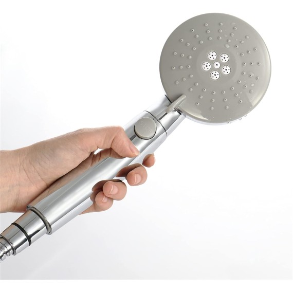 High Pressure Handheld Shower Head, 3 Spray Modes Water Saving Showerhead with ON/Off Pause Switch, Detachable Shower Accessories