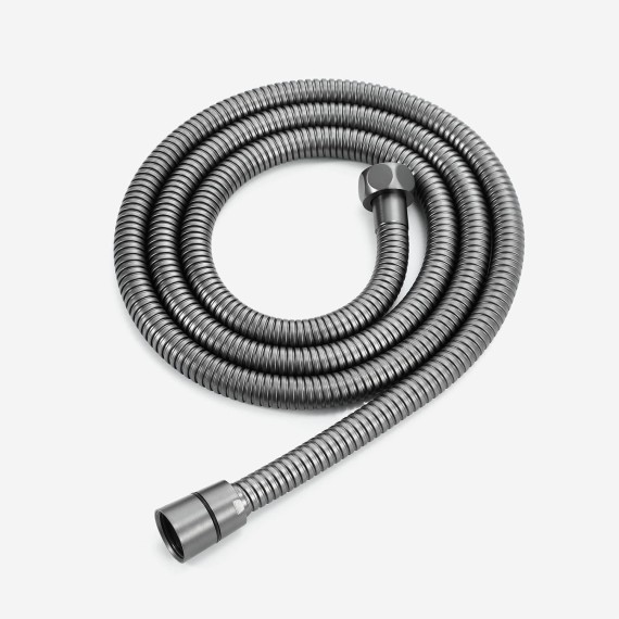 Gray Handheld Shower Head Set Universal ABS Handheld Showerheads 3 Settings Shower Head High Pressure Handheld Shower Sprayer with 1.5M Shower Hose, Stainless Steel Showe
