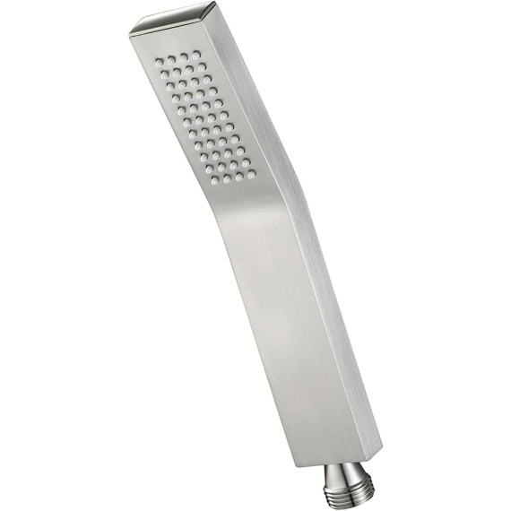 Handheld Shower Head High Pressure Rain Spray Brass Universal Hand Held Showerhead Brushed Handheld Shower Sprayer for Bathroom, G1/2'' Connect,Style b