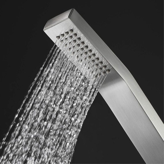 Handheld Shower Head High Pressure Rain Spray Brass Universal Hand Held Showerhead Brushed Handheld Shower Sprayer for Bathroom, G1/2'' Connect,Style b