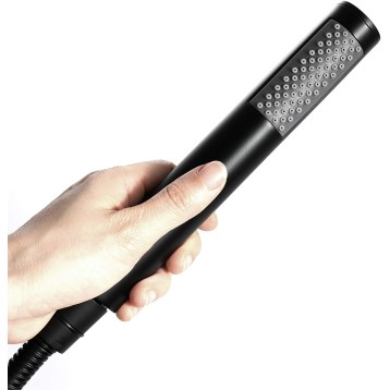 Handheld Shower Head Set High Pressure Handheld Shower Sprayer Universal Brass Hand Held Showerhead with 59" Stainless Steel Shower Hose and Holder, G1/2'',Chrome