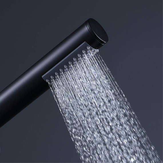 Handheld Shower Head Set High Pressure Handheld Shower Sprayer Universal Brass Hand Held Showerhead with 59" Stainless Steel Shower Hose and Holder, G1/2'',Chrome